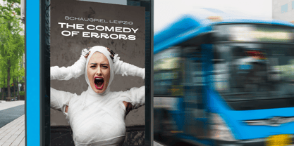 Larga Sans Low Font Poster 2